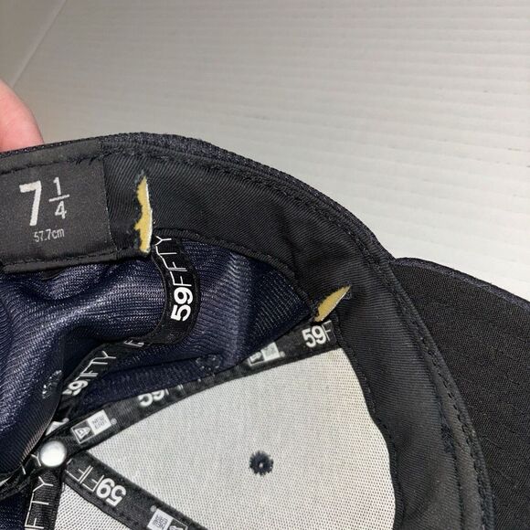 Atlanta Braves MLB New Era 59Fifty Size 7 1/4 Chief Noc A Homa Rare Banned Logo - Picture 9 of 9